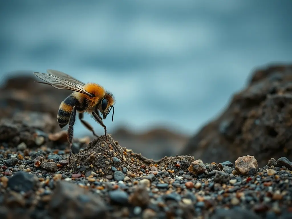 Abexorros contra vento e marea: así traballa en A Mariña unha especie clave do espertar primaveral