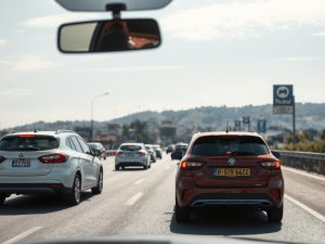 Viajar en coche de Santiago a Vigo o A Coruña por la AP-9 supera el coste de un vuelo de ida y vuelta a Barcelona