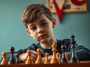 Roi Bello, el niño de Carballo que sueña con ser campeón del mundo de ajedrez