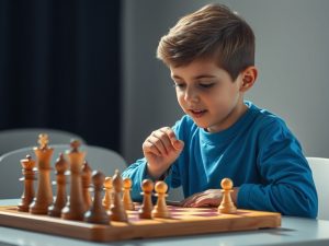 Roi Bello, o neno de Carballo que con sete anos apunta a ser campión do mundo de xadrez