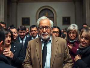 Compañeros y amigos despiden en la Casa de la Villa al periodista Raúl del Pozo