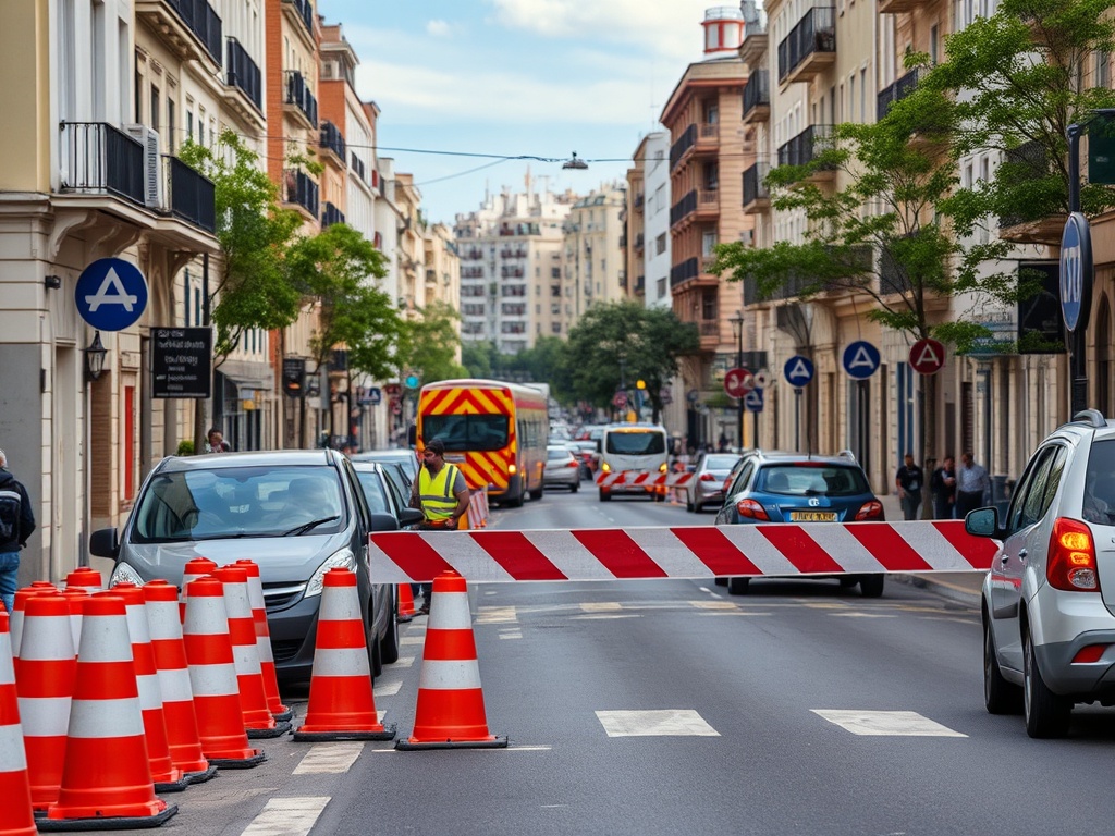 Corte de tráfico en Ángel Rebollo durante mes y medio para reformar la calle