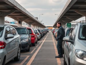 Domínguez promete crear 1.500 nuevas plazas para aparcar conectadas con el transporte público si es alcalde