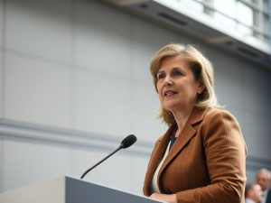 Elvira Rodríguez pide en Vigo aliviar las trabas a la empresa para que Europa no pierda competitividad