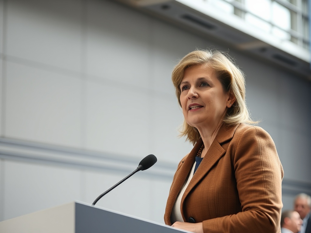 Elvira Rodríguez pide en Vigo aliviar las trabas a la empresa para que Europa no pierda competitividad