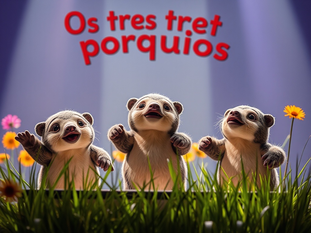 El musical familiar "Os tres porquiños" llega a Pontevedra este domingo de la mano de EducaTeatro Producións