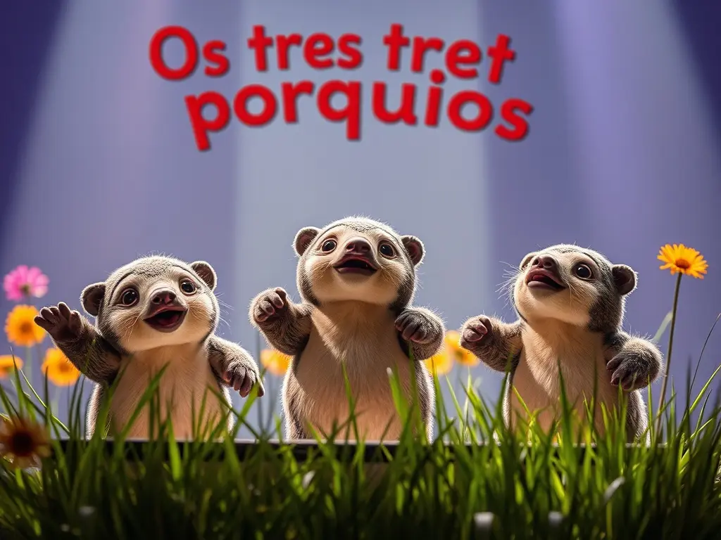 O musical familiar "Os tres porquiños" chega a Pontevedra este domingo da man de EducaTeatro Producións