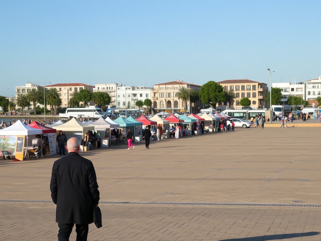 La Praza do Mar acogerá una Feria de Oportunidades consensuada con el comercio
