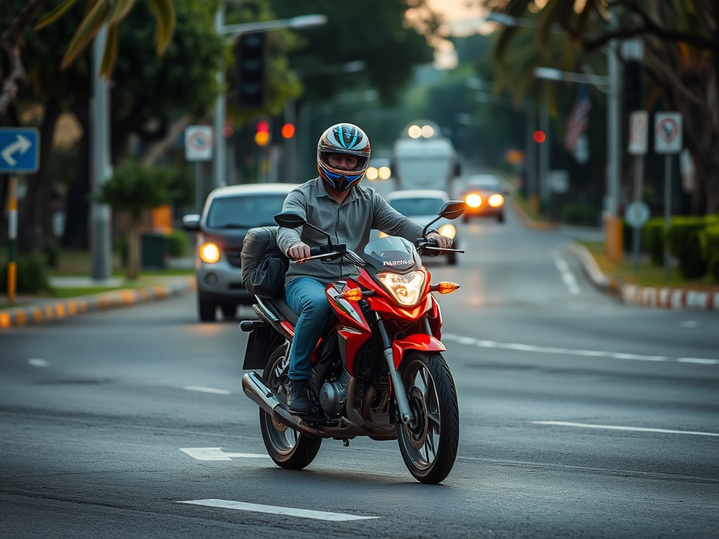 Herido un motorista en una colisión por alcance en Bastiagueiro