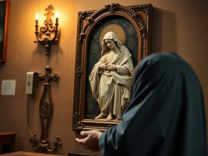 La intuición y un ‘roto’ en un cuadro destapan un secreto en Betanzos