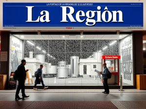 La portada de La Región de este jueves, 12 de marzo