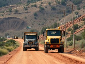 As empresas madeireiras repararán a estrada ata Baldriz, en Cualedro.