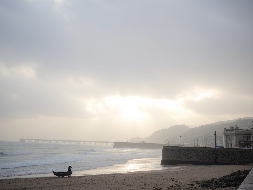 El tiempo en Sanxenxo: niebla matinal y cielo cubierto, máxima de 13 ºC y leve probabilidad de tormenta por la tarde
