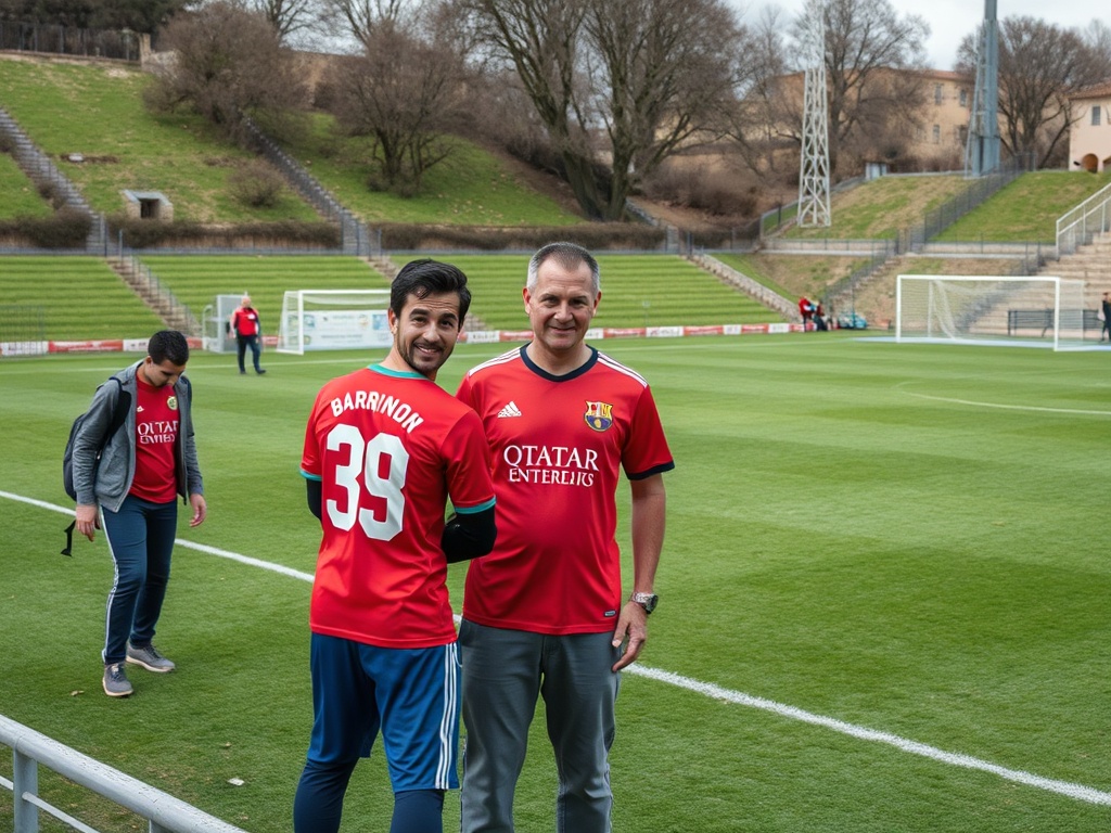 Del campo de fútbol a cuidar el peregrino en Palas y Arzúa