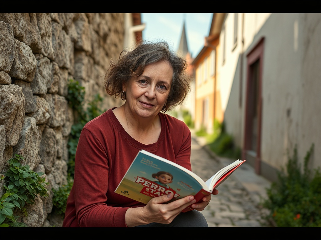 La escritora Yolanda Álvarez sitúa en Sarria y en el Camino de Santiago su último libro infantil