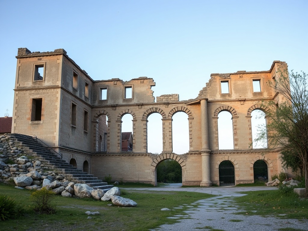 Proyectan hacer un hotel en el edificio en ruinas de Porta Falsa en Lugo
