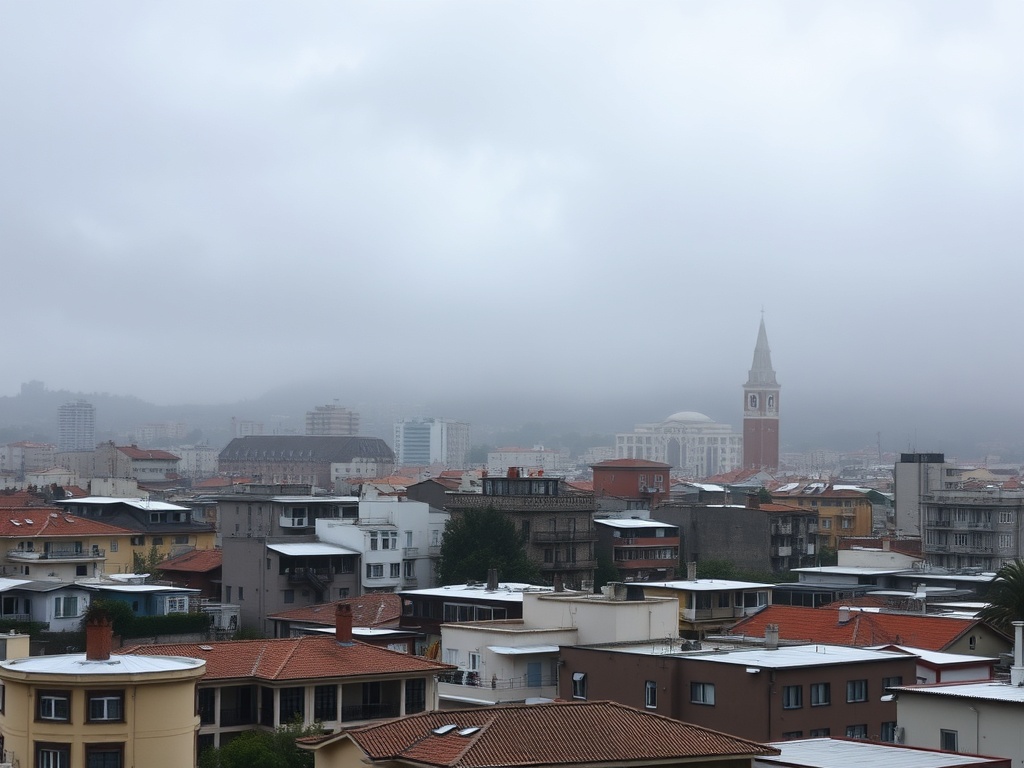 Ribeira: ceo cuberto, néboa matinal e probabilidade de orballos pola tarde