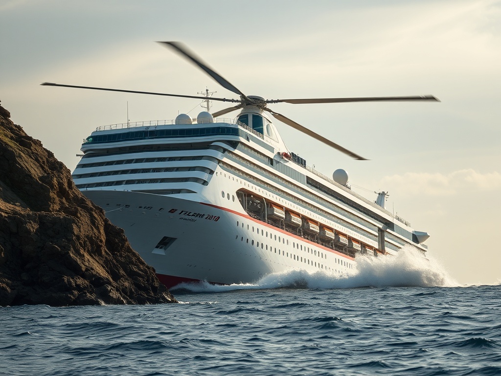 A hélice do cruceiro «Spirit of Discovery» quedou ao aire fronte á costa galega: houbo un falecido e máis de 100 feridos