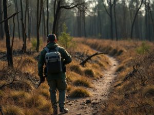 Siguiendo el rastro del incendiario en Ourense