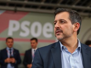 Carlos Martínez, candidato do PSOE en Castilla y León, destaca a Sánchez como referente internacional pese á debilidade do partido