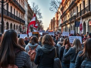 As vítimas do accidente de Córdoba manifestaranse polas rúas de Huelva o 20 de marzo