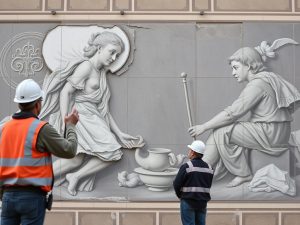 La restauración de la muralla de Lugo tras el derrumbe ya está casi lista