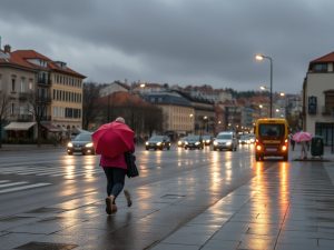 Fin de semana inestable en Ourense: lluvia intermitente y temperaturas algo por debajo de lo habitual