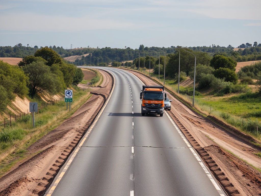 Arrancan en Quiroga los trabajos para arreglar la carretera N-120 a su paso por Lugo