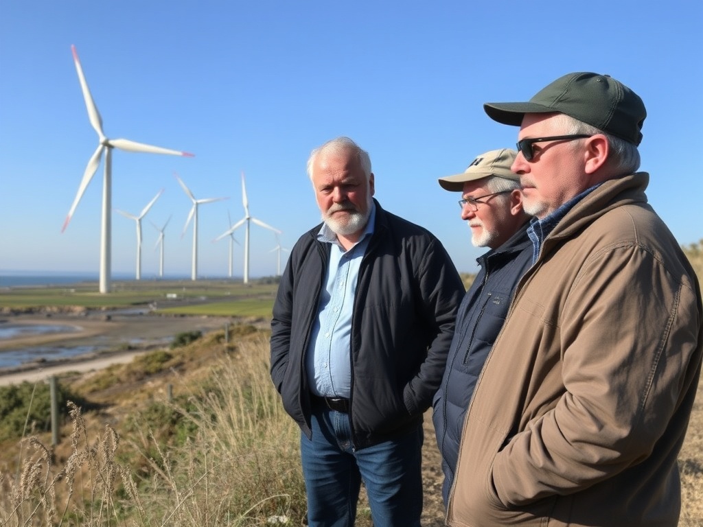 Unos vecinos denuncian al alcalde de O Saviñao por la gestión de la instalación de unos eólicos