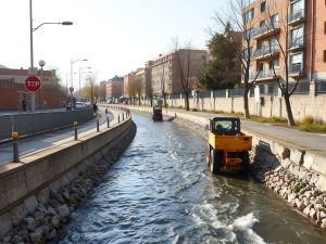 A reforma integral de la rúa Real de Muros entra en su fase final