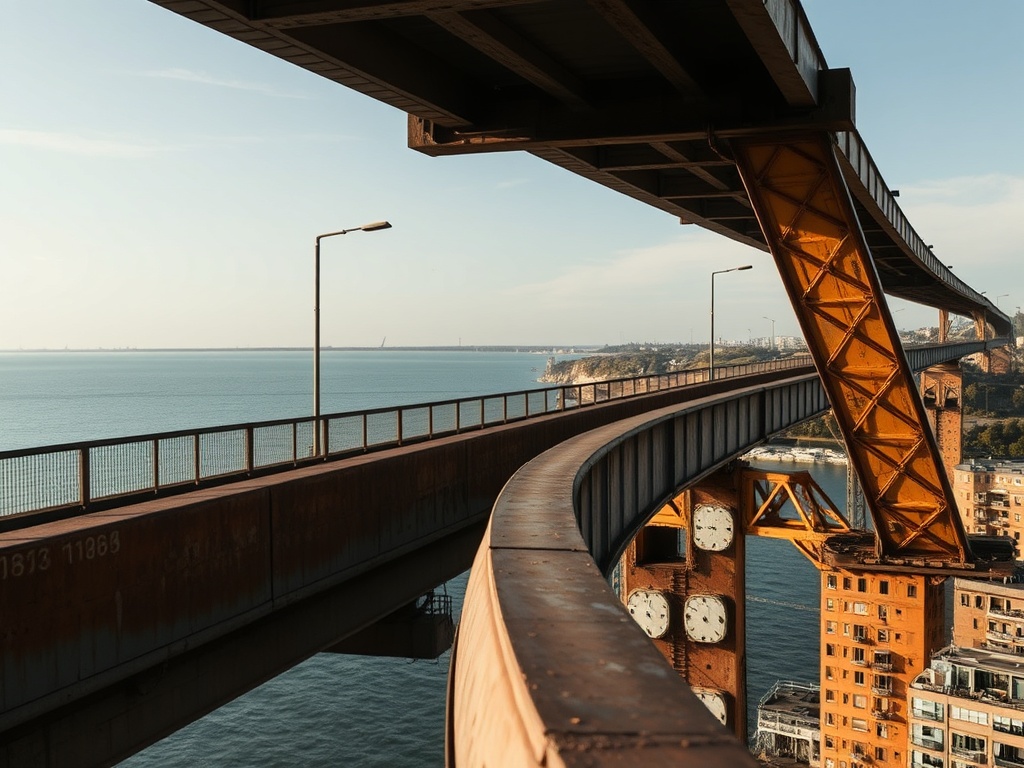 Unos tornillos oxidados y la corrosión de la estructura provocaron el colapso de la pasarela de Santander