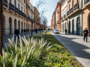 San Andrés protege con vallas sus parterres frente a los pisotones