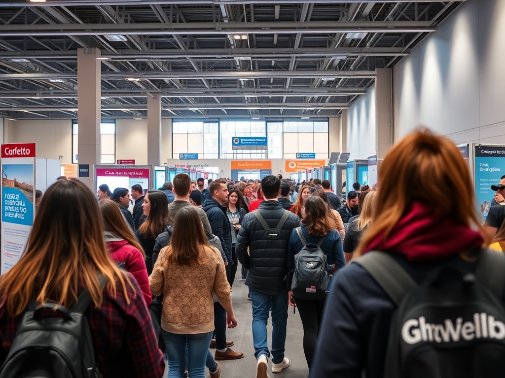 A Feira de Emprego de Carballo achega 200 mozos a 29 empresas