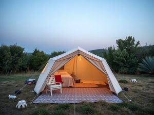 'Glamping' y parcelas para autocaravanas: Borela prepara un nuevo destino sostenible para el turismo al aire libre