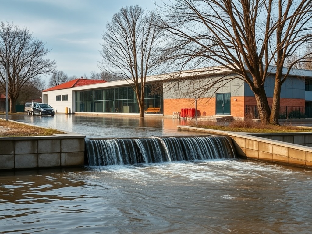 Viaqua hará obras de emergencia para evitar inundaciones en el CEIP A Xunqueira I
