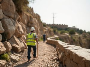 Ribadumia acondiciona la Ruta de la Piedra y del Agua antes de Semana Santa