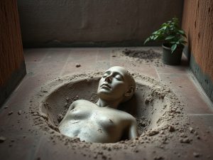 Los restos de Francisca Cadenas aparecen en un pequeño hueco tapado con cemento y losetas