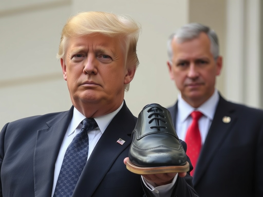Trump regala a sus asesores unos zapatos Oxford negros de cuero y los convierte en código de pertenencia en la Casa Blan