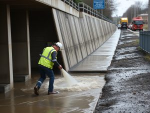 Comezan as obras de emerxencia no CEIP A Xunqueira I tras os temporais