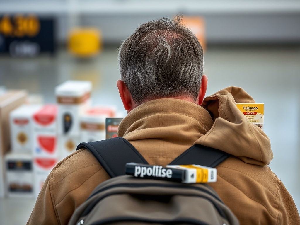 Incautan a un pasajero 80 pastillas de viagra, 200 puros y más de 20 cartones de tabaco en Alvedro