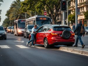Unha condutora choca contra unha marquesiña en Lugo tras sufrir un mareo