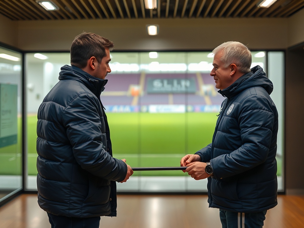 Recepción al Olympique de Lyon en A Sede antes de la ida de los octavos de Europa League