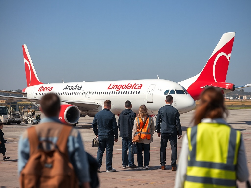 Iberia plantea un ERE voluntario para 996 trabajadores