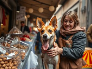 Monta el mercadillo más Cuqui de A Coruña para aliviar el dolor de su perro