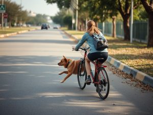 Cecilia Sopeña cae por un acantilado en bicicleta y su perra se lanza para ayudarla