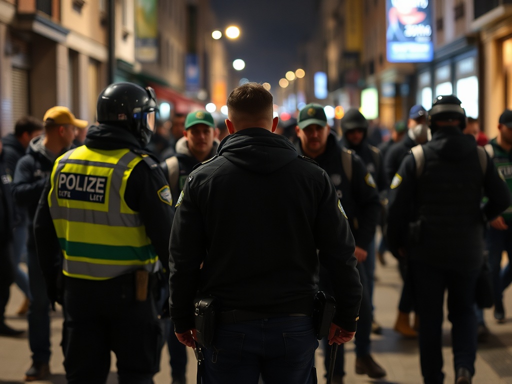 Un ultra do Celta detido pola pelexa con afeccionados do Lyon en Vigo: non se descartan máis detencións