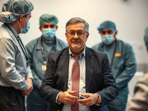 El conselleiro de Sanidade defiende un estatuto médico propio ante los anestesistas del Chuvi