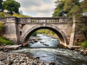 Preocupación en Melide por el deterioro que sufre el puente de Furelos
