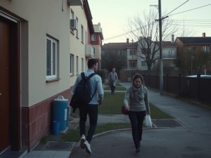 Vídeo | Los dos detenidos abandonan su vivienda en dirección al cuartel de Zafra