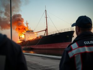 Detenido un vecino de Tomiño por calcinar una nave